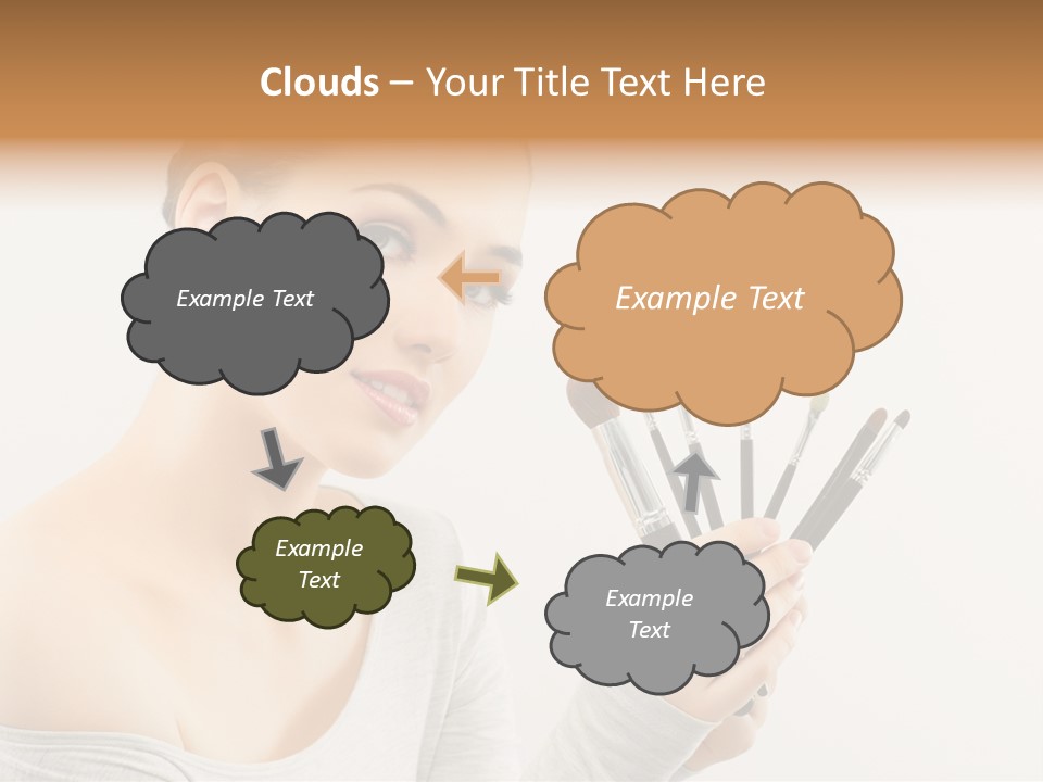 Hand Fashion Close Up PowerPoint Template