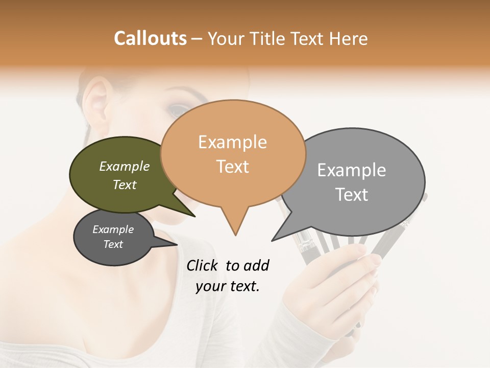 Hand Fashion Close Up PowerPoint Template