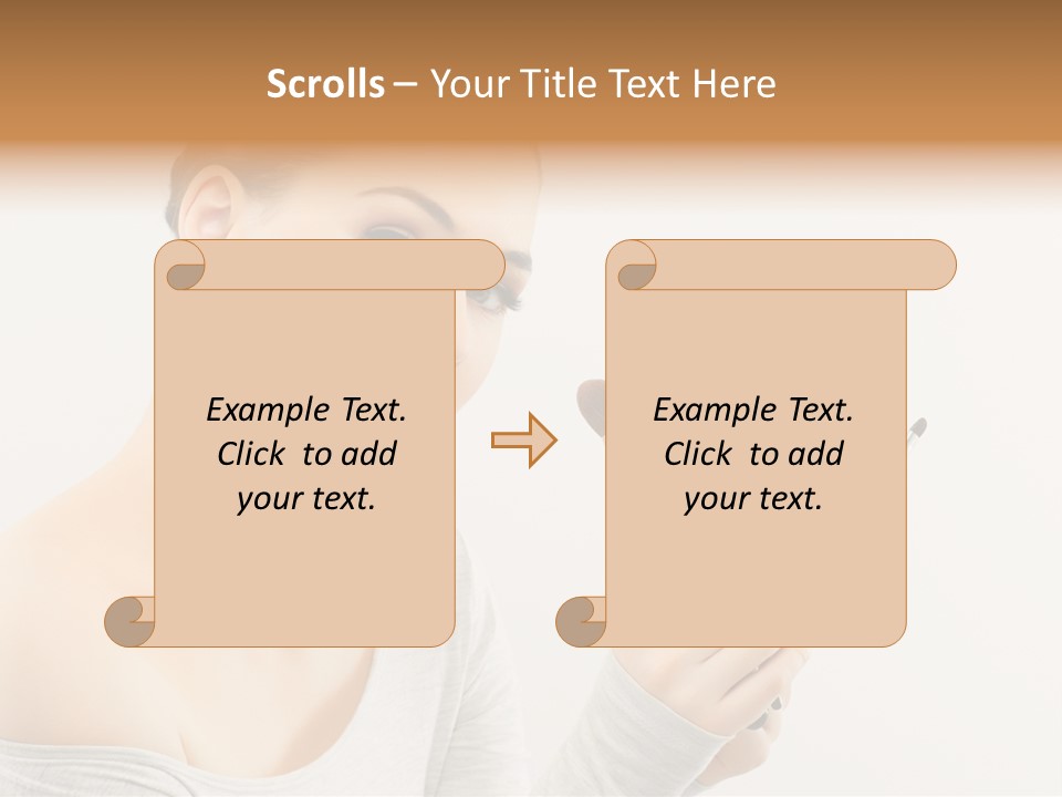 Hand Fashion Close Up PowerPoint Template