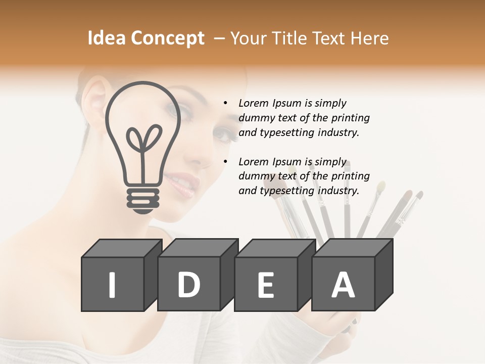 Hand Fashion Close Up PowerPoint Template