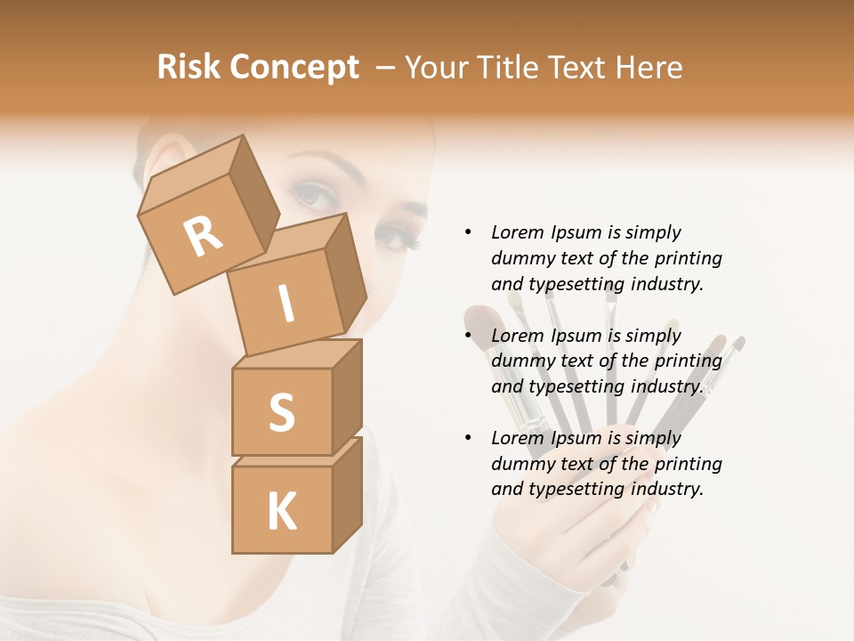 Hand Fashion Close Up PowerPoint Template