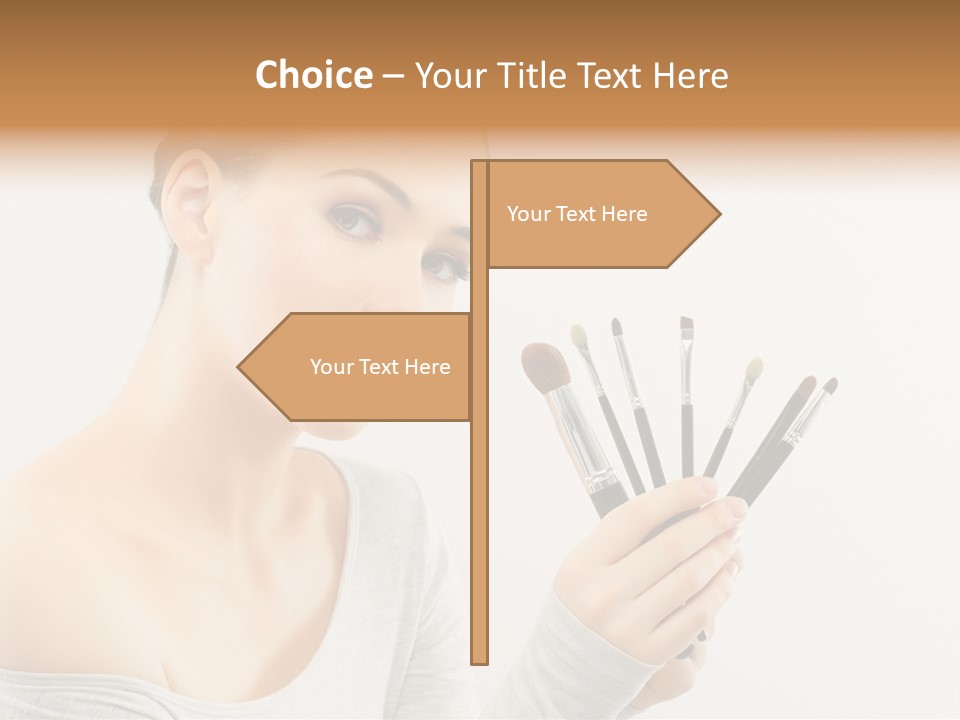 Hand Fashion Close Up PowerPoint Template