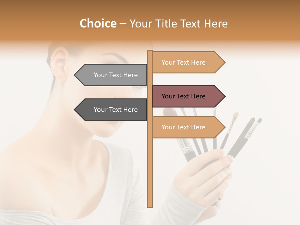 Hand Fashion Close Up PowerPoint Template