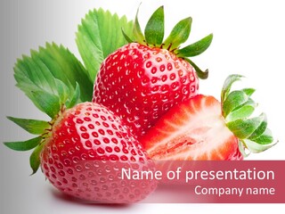 Food Red Health PowerPoint Template