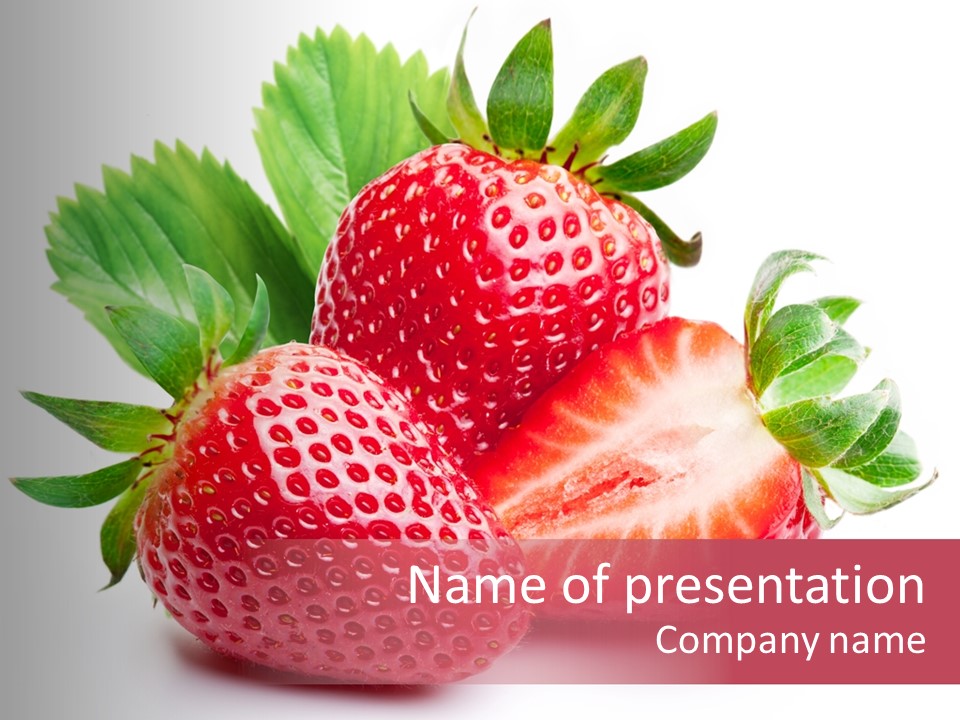 Food Red Health PowerPoint Template