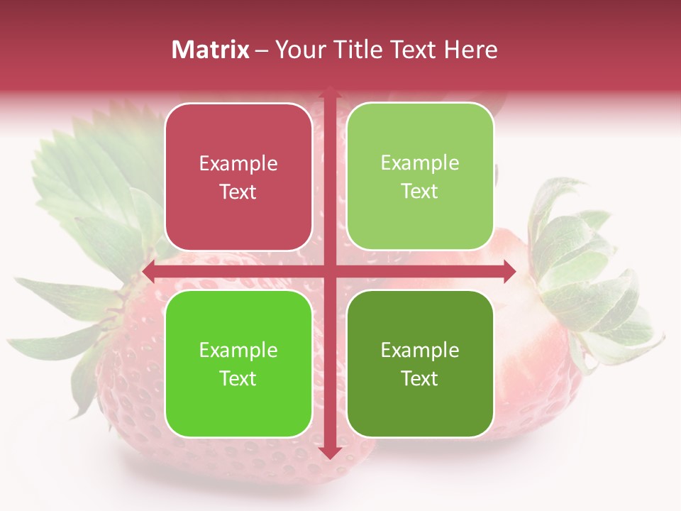 Food Red Health PowerPoint Template