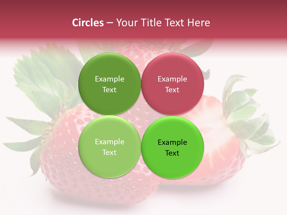 Food Red Health PowerPoint Template