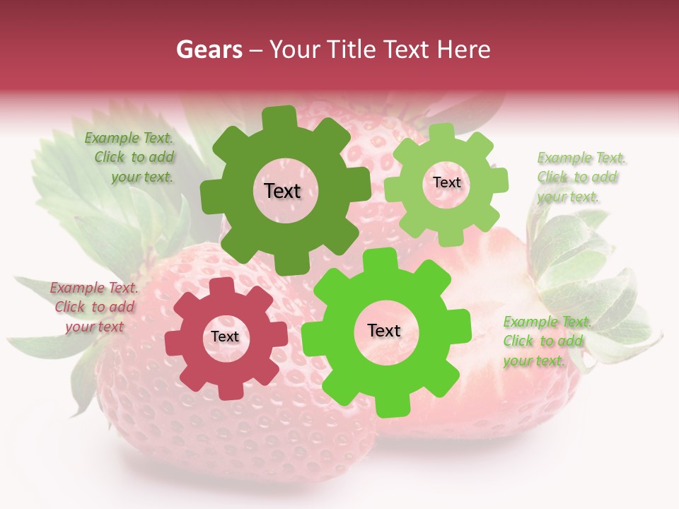 Food Red Health PowerPoint Template