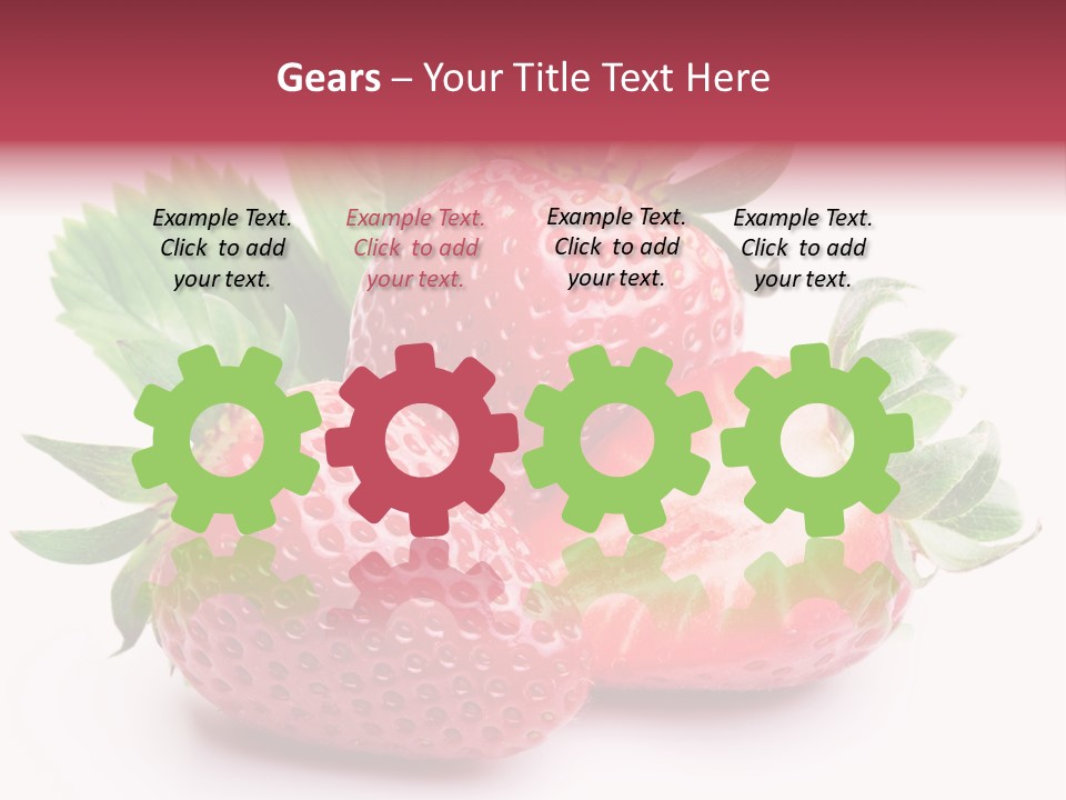 Food Red Health PowerPoint Template