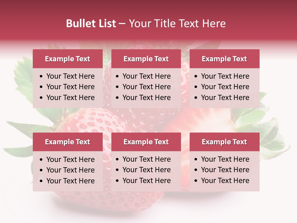 Food Red Health PowerPoint Template