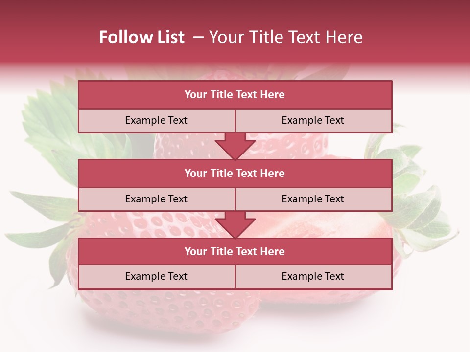 Food Red Health PowerPoint Template