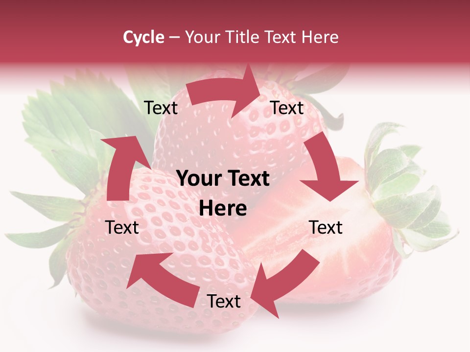 Food Red Health PowerPoint Template