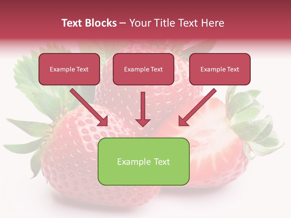 Food Red Health PowerPoint Template