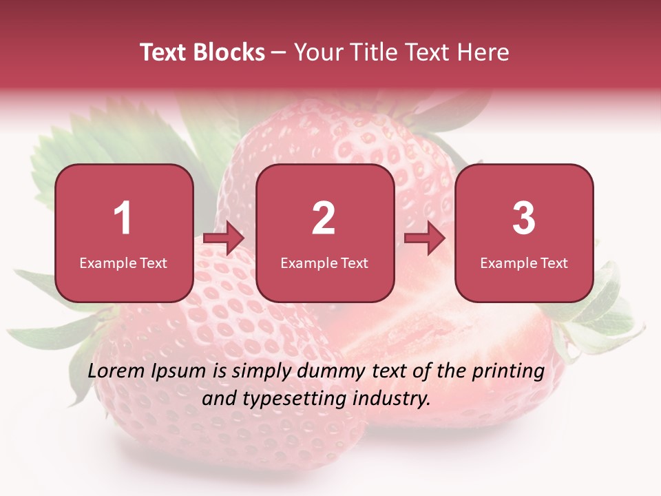 Food Red Health PowerPoint Template