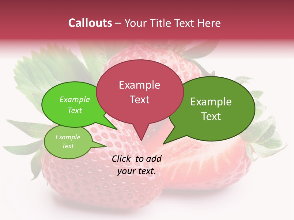 Food Red Health PowerPoint Template