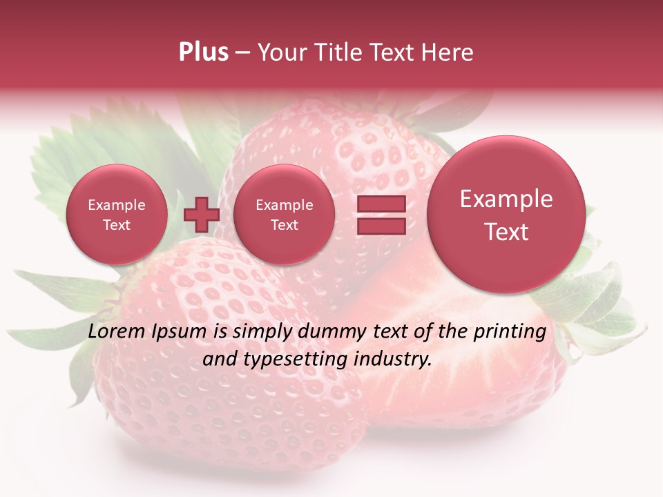 Food Red Health PowerPoint Template