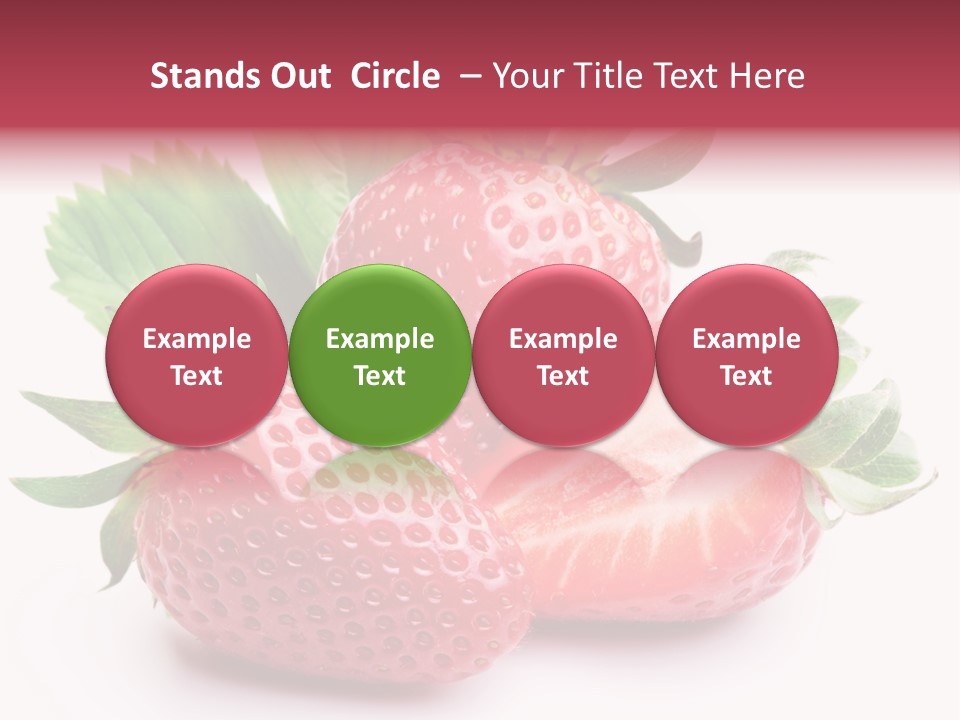 Food Red Health PowerPoint Template