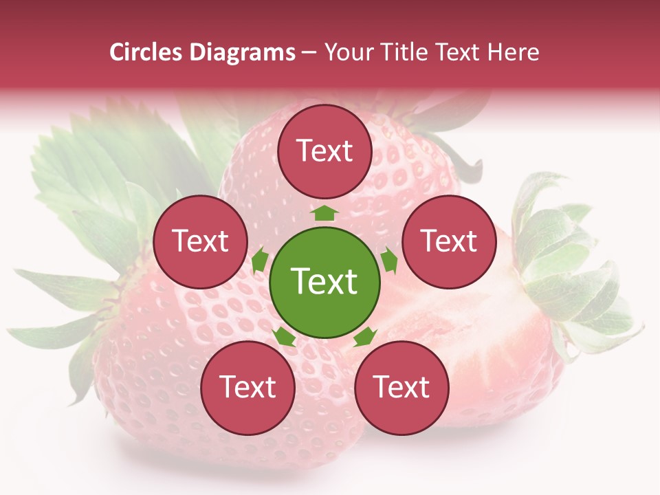 Food Red Health PowerPoint Template