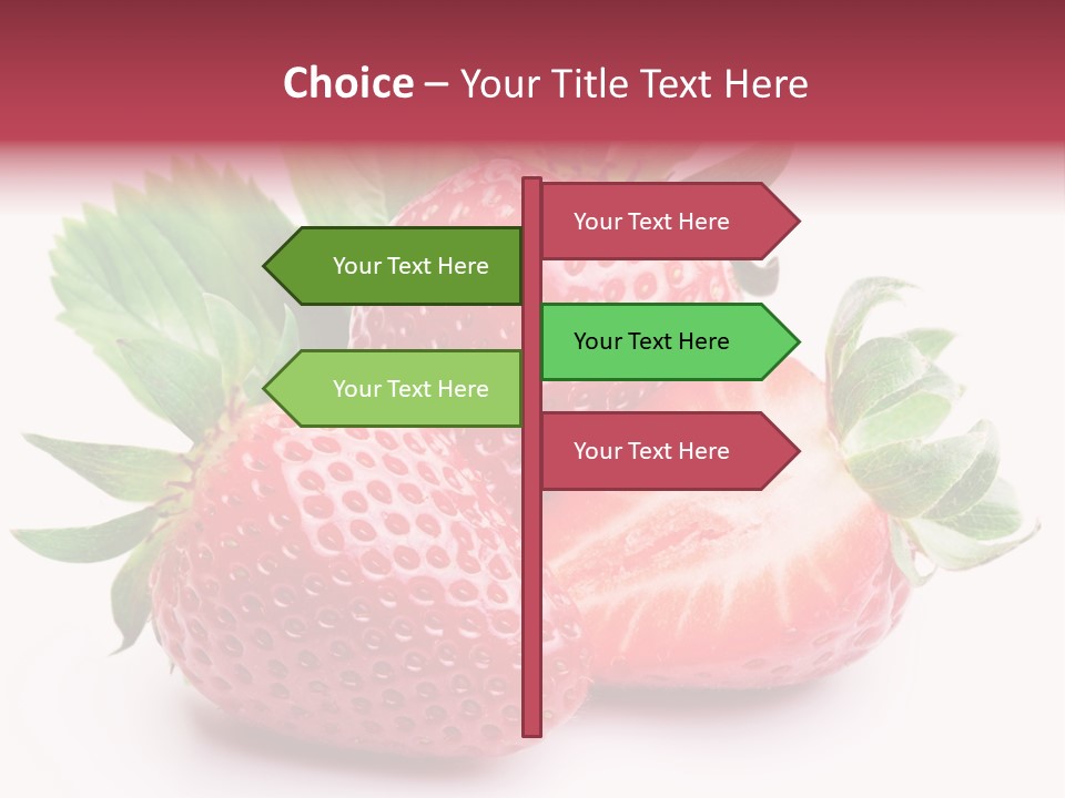 Food Red Health PowerPoint Template