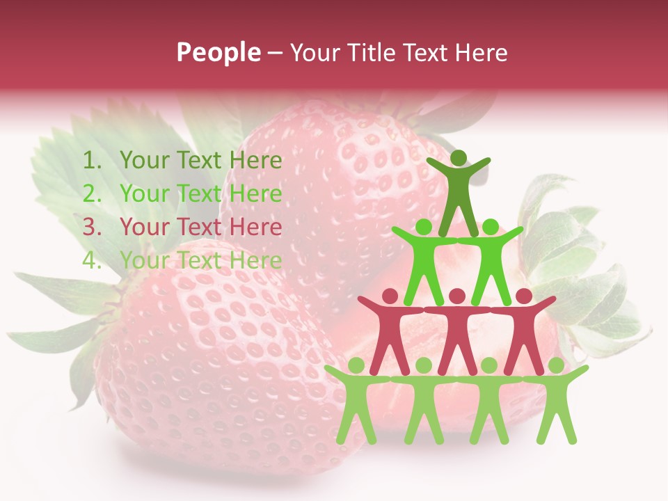 Food Red Health PowerPoint Template