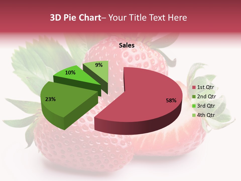 Food Red Health PowerPoint Template