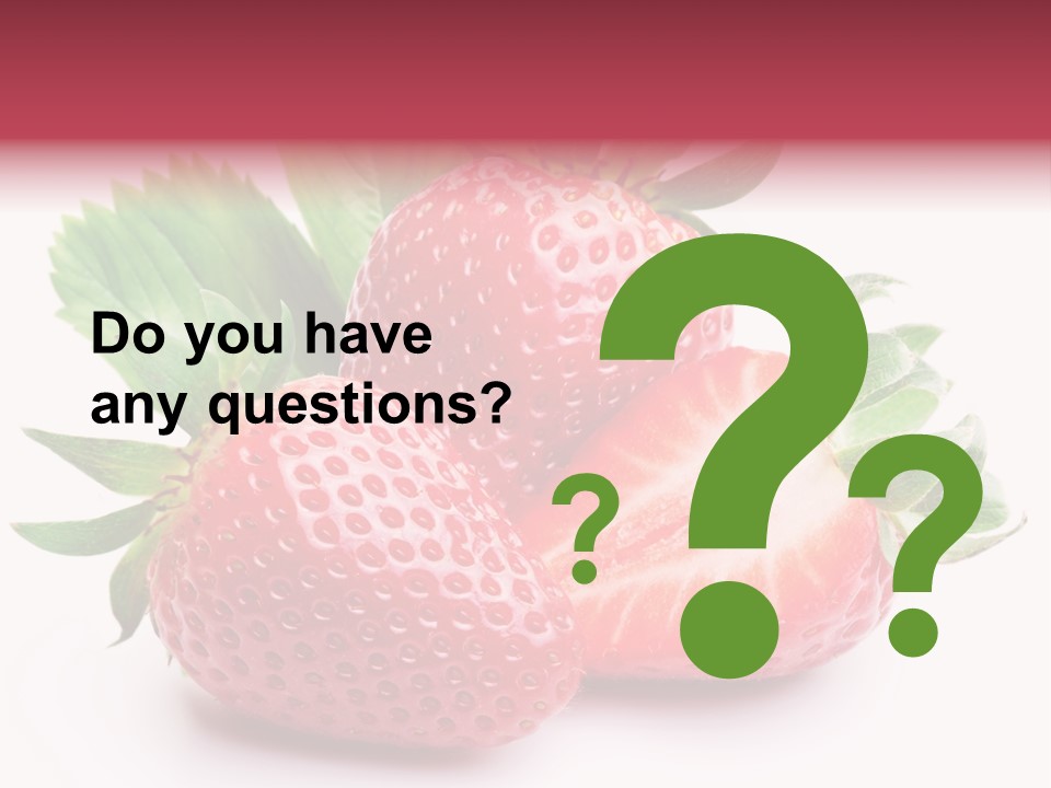 Food Red Health PowerPoint Template