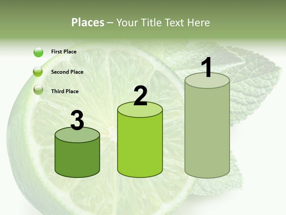 Fresh Tropical Macro PowerPoint Template