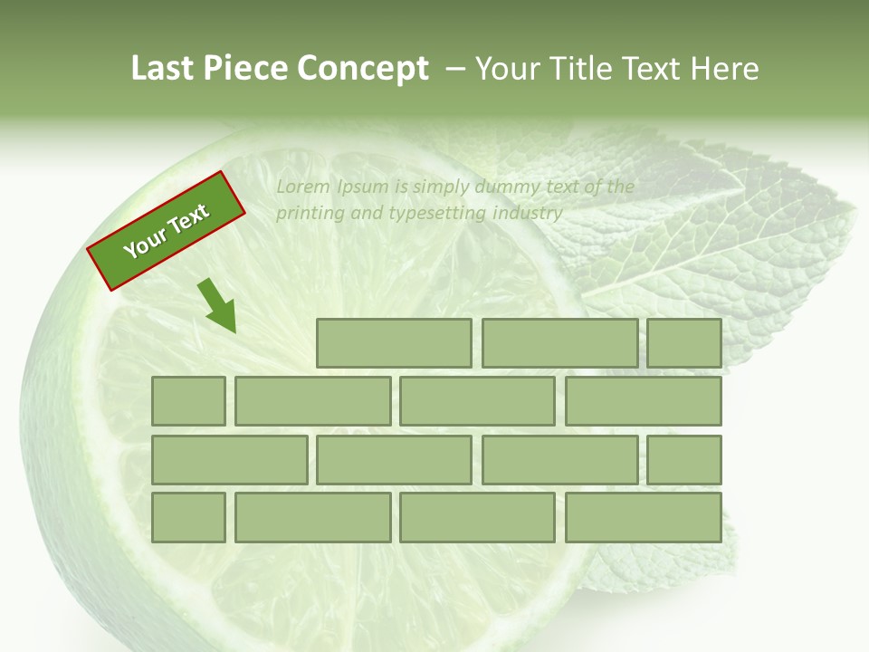 Fresh Tropical Macro PowerPoint Template