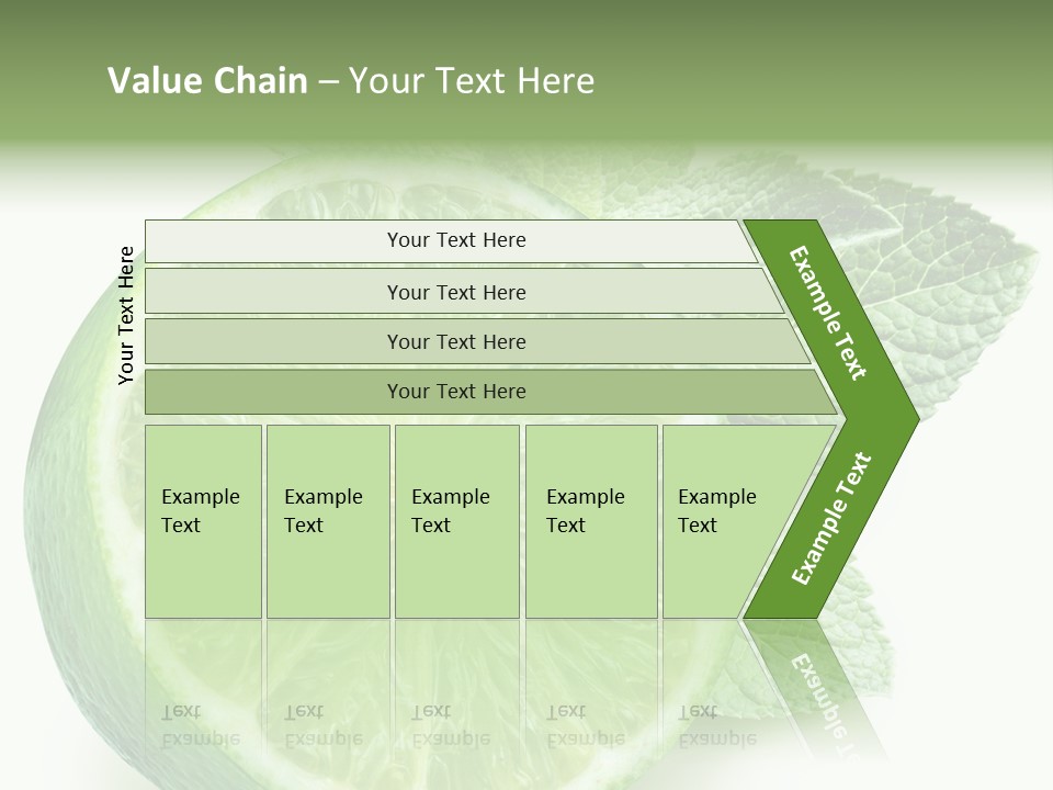 Fresh Tropical Macro PowerPoint Template