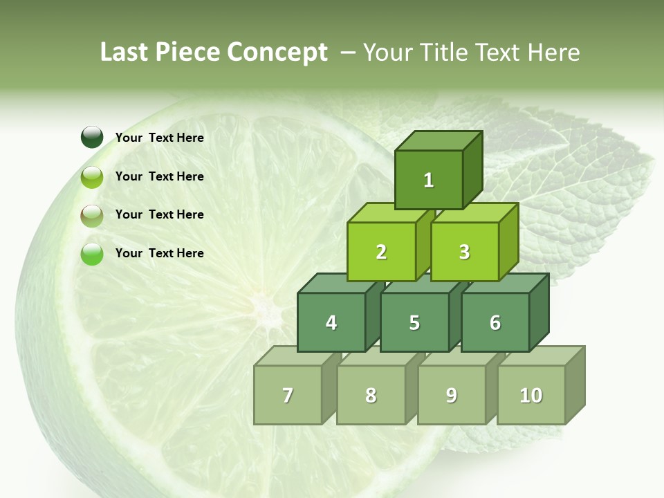 Fresh Tropical Macro PowerPoint Template