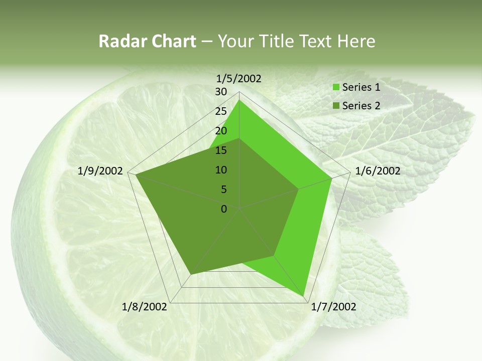 Fresh Tropical Macro PowerPoint Template