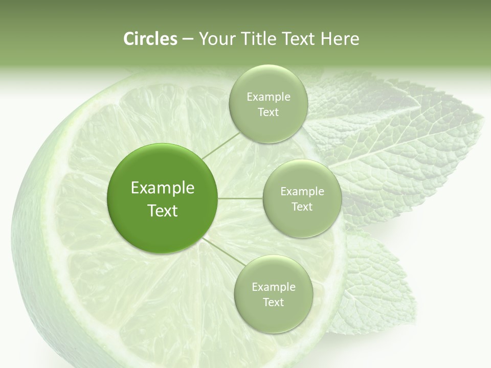 Fresh Tropical Macro PowerPoint Template