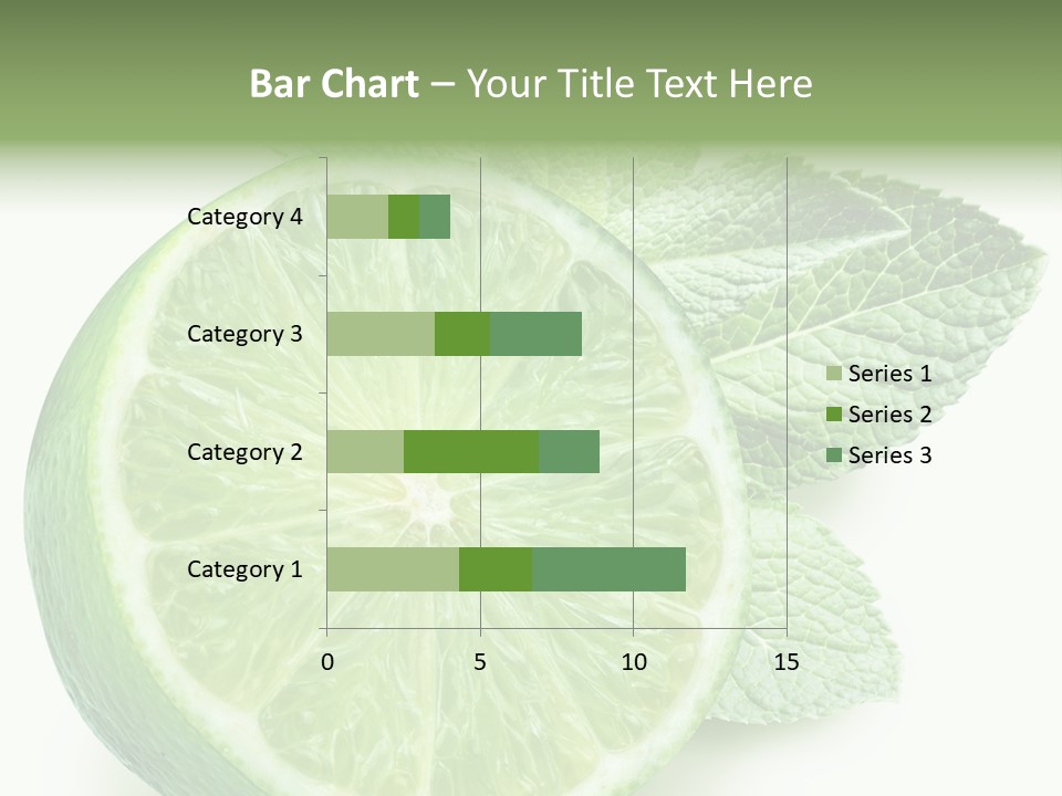 Fresh Tropical Macro PowerPoint Template