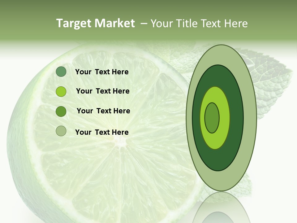 Fresh Tropical Macro PowerPoint Template