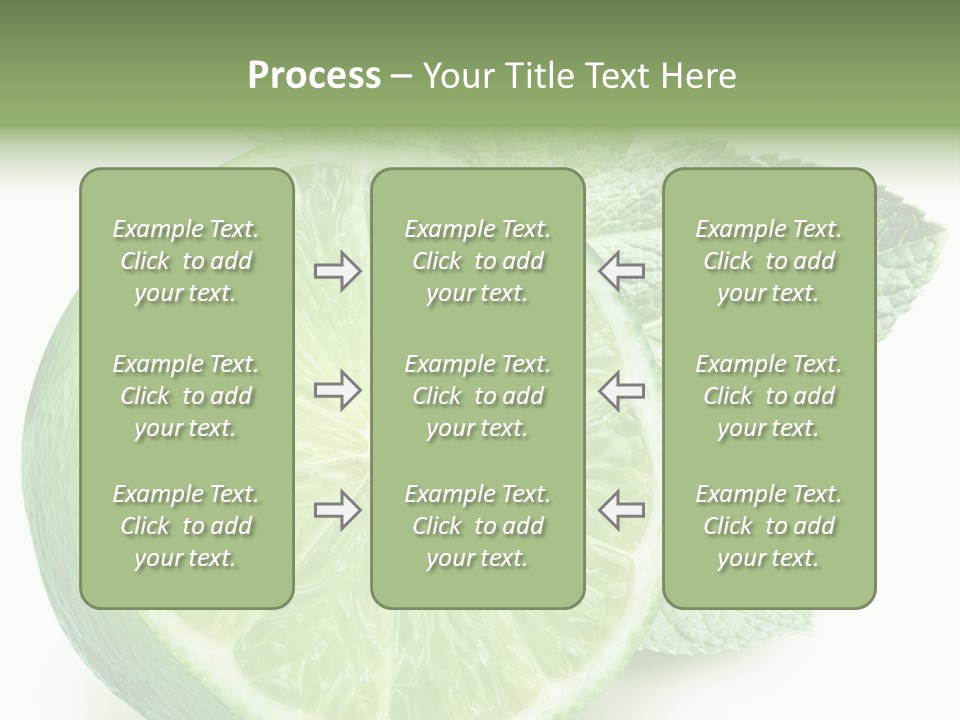 Fresh Tropical Macro PowerPoint Template