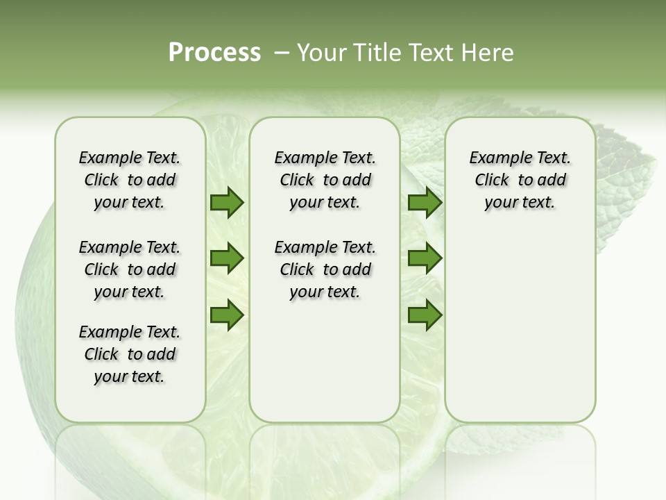 Fresh Tropical Macro PowerPoint Template