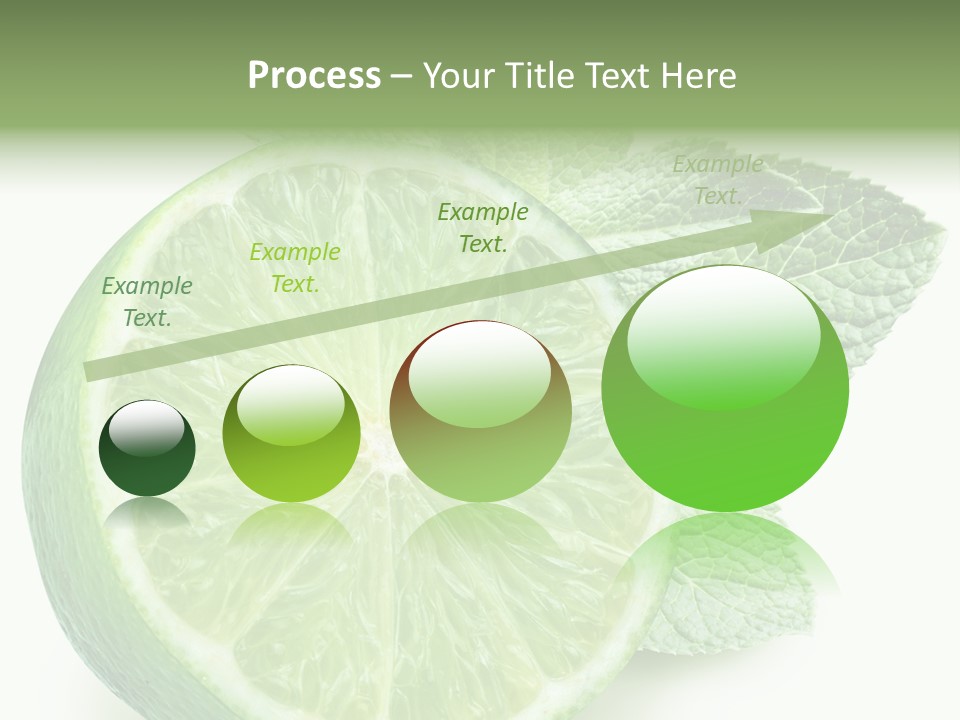 Fresh Tropical Macro PowerPoint Template