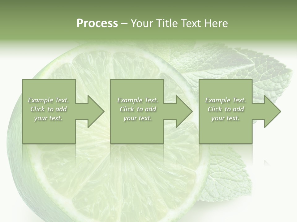 Fresh Tropical Macro PowerPoint Template