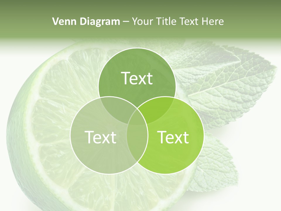 Fresh Tropical Macro PowerPoint Template