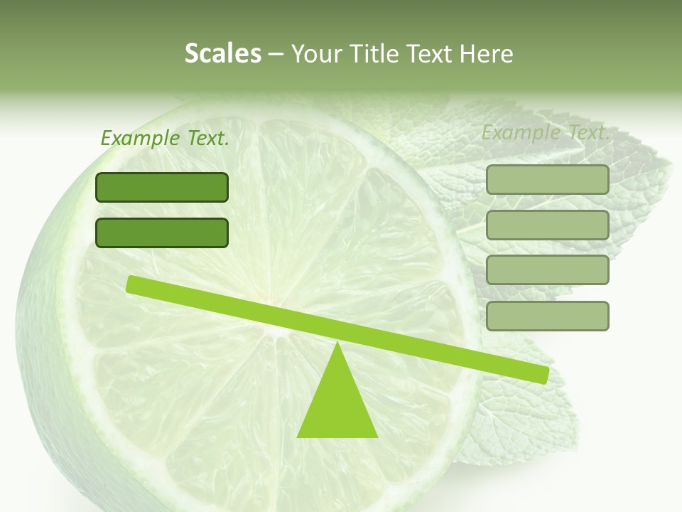 Fresh Tropical Macro PowerPoint Template