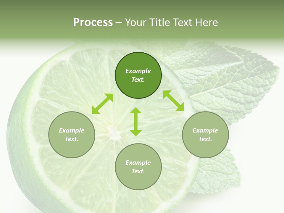 Fresh Tropical Macro PowerPoint Template