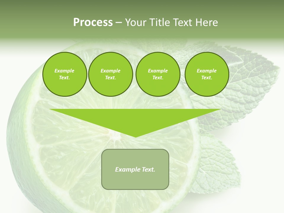 Fresh Tropical Macro PowerPoint Template