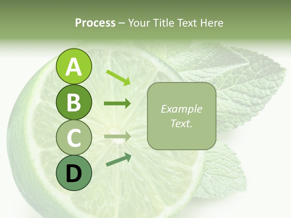 Fresh Tropical Macro PowerPoint Template