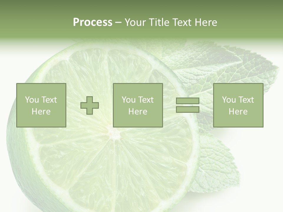 Fresh Tropical Macro PowerPoint Template