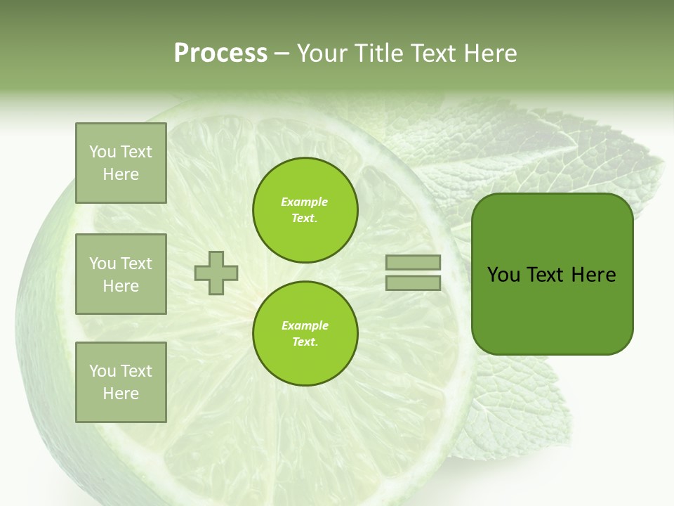 Fresh Tropical Macro PowerPoint Template