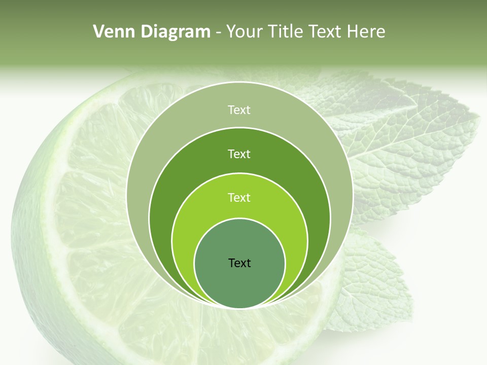 Fresh Tropical Macro PowerPoint Template
