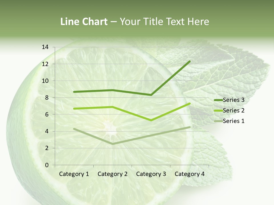 Fresh Tropical Macro PowerPoint Template