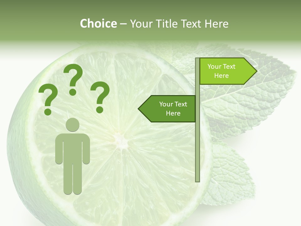 Fresh Tropical Macro PowerPoint Template