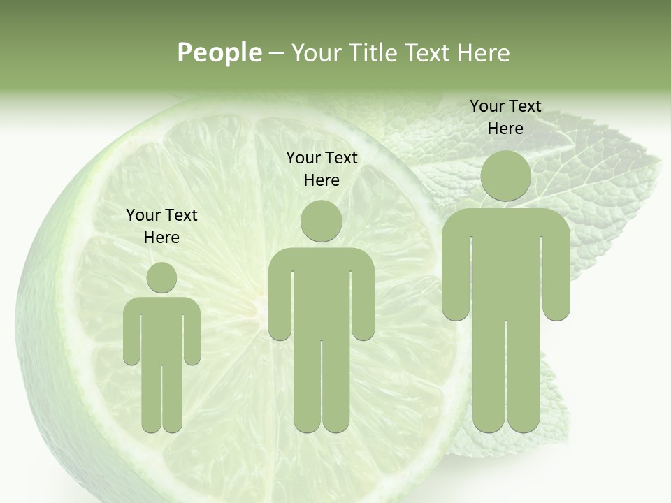 Fresh Tropical Macro PowerPoint Template