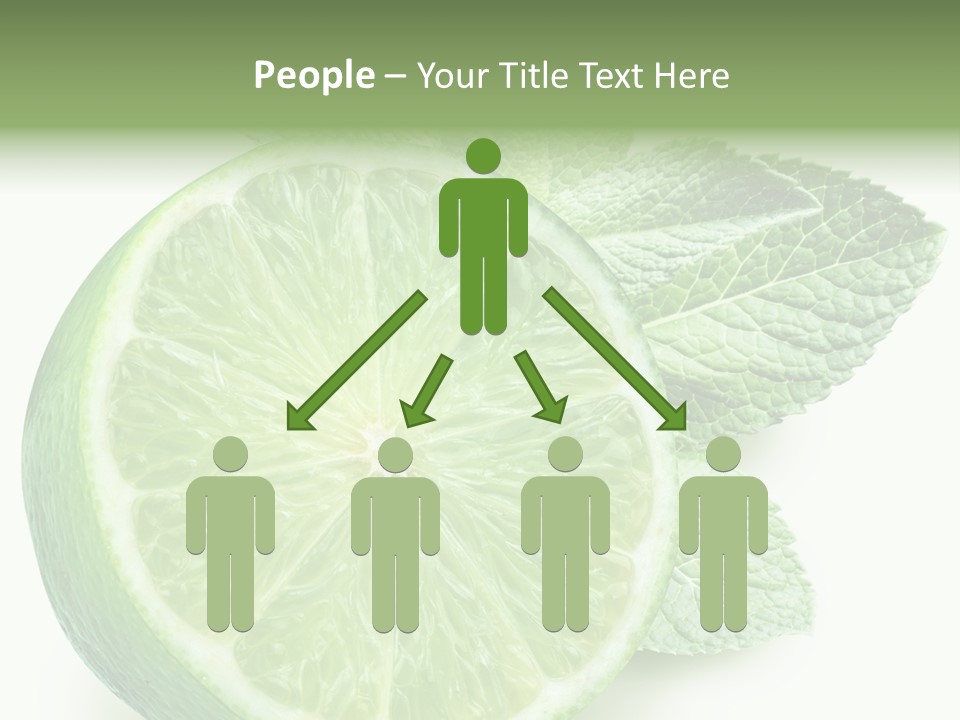 Fresh Tropical Macro PowerPoint Template